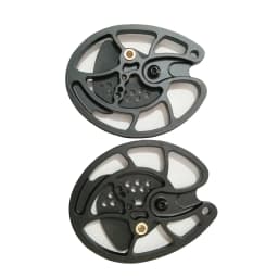 1 Pair 2 pcs Black Compound Bow Pulley for 30-40 LBS Compound Bow Outdoor Hunting Shooting Fishing Target Practice