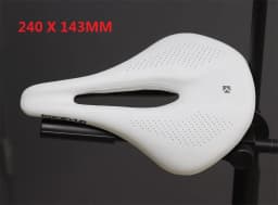 Kocevlo-Carbon Fiber Road Bicycle Seat Cushion, Mountain Bike Seat Bag, Ultra-light, Comfortable, Waterproof, Leather Surface