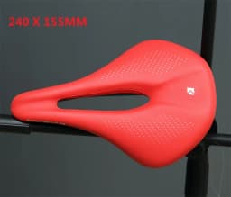 Kocevlo-Carbon Fiber Road Bicycle Seat Cushion, Mountain Bike Seat Bag, Ultra-light, Comfortable, Waterproof, Leather Surface