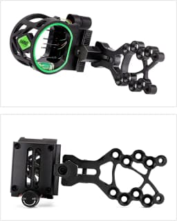 5 Pins Bow Sight Aluminum Alloy Right Hand Adjustable Compound Recurve Bow Sight for Bow and Arrow Archery Accessories