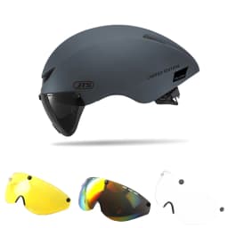 JTS Bicycle Helmet With Goggles,Riding cycling helmet Tricycle, Road Bike, man and woman racing bike, tt helmet Hat Casco