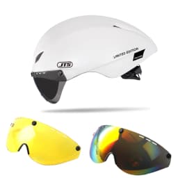 JTS Bicycle Helmet With Goggles,Riding cycling helmet Tricycle, Road Bike, man and woman racing bike, tt helmet Hat Casco
