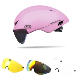 JTS Bicycle Helmet With Goggles,Riding cycling helmet Tricycle, Road Bike, man and woman racing bike, tt helmet Hat Casco