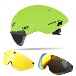JTS Bicycle Helmet With Goggles,Riding cycling helmet Tricycle, Road Bike, man and woman racing bike, tt helmet Hat Casco