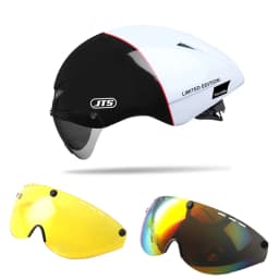 JTS Bicycle Helmet With Goggles,Riding cycling helmet Tricycle, Road Bike, man and woman racing bike, tt helmet Hat Casco