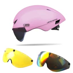 JTS Bicycle Helmet With Goggles,Riding cycling helmet Tricycle, Road Bike, man and woman racing bike, tt helmet Hat Casco