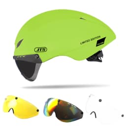 JTS Bicycle Helmet With Goggles,Riding cycling helmet Tricycle, Road Bike, man and woman racing bike, tt helmet Hat Casco