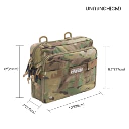 Tactical Shoulder Backpacks EDC Outdoor Shoulder Bag Nylon Molle Hiking Camping Pack Range Bag Hunting Pouches