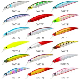 TSURINOYA 4pcs NEW COLOR Sinking Minnow 110S DW77 110mm 22g Long Casting Fishing Lure Large Trout Seabass Sea Fishing Hard Bait