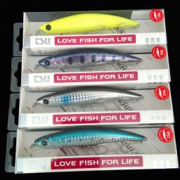 TSURINOYA 4pcs NEW COLOR Sinking Minnow 110S DW77 110mm 22g Long Casting Fishing Lure Large Trout Seabass Sea Fishing Hard Bait