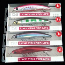 TSURINOYA 4pcs NEW COLOR Sinking Minnow 110S DW77 110mm 22g Long Casting Fishing Lure Large Trout Seabass Sea Fishing Hard Bait