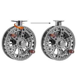 120mm 4 3/4 inch Centerpin Reel Float Reel Direction Changeable for Coarse Trotting Barbel Steelhead Salmon Float Fishing