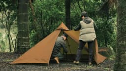 Thous Winds Capricorns 2 Person Tent, Ultralight Hiking Backpack Tent, Camping Pyramid Tent, Outdoor 15D Ripstop Nylon Camp Tent