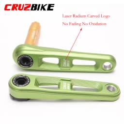 CRUZbike Children's Folding Bike Crankset Kid's Bicycle Hollow Tech Crank Ultralight 127/140/150mm Aluminum Alloy 7075 Axis