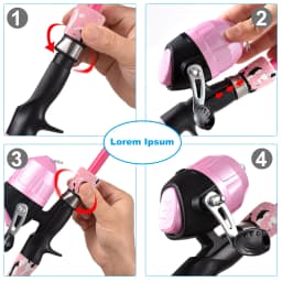 Fishing Rod and Reel Combo Full Kit 1.2m/1.5m Telescopic Casting Rod Pole with Spincast Reel and Hooks Lures Swivels bag