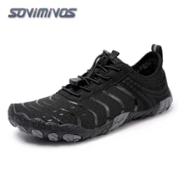 Water Shoes for Men Barefoot Beach Shoes Breathable Sport Shoes Quick Dry River Whtie Sea Aqua Sneakers Soft Beach Sneakers