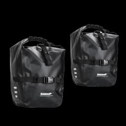 Rhinowalk 2Pcs Double Side Bike Bag 100%Waterproof Bicycle Pannier Saddle Bag 12L-15L Portable Road Bike Back Seat Bag Luggage