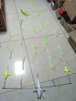 Fishing Spreader Bar, Marlin Tuna, Teaser Bird, 36', Titanium Nickel Alloy, Splashba, 9' Premium Lure, Direct Install