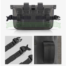ROCKBROS Bicycle Bag Large Capacity 20L Waterproof Cycling Bag MTB Handlebar Bag Front Frame Trunk Pannier Pouch Pannier Bag