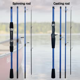 BIUTIFU Baitcasting Spinning Mini Fishing Rod 4/5 Section 1.8/2.1mTravel Carbon Casting Weight 5-20g Fast Ultralight Lure Pole