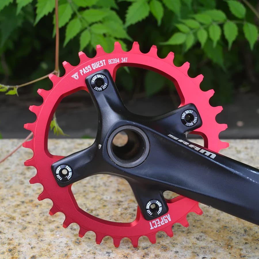 PASS QUEST 94BCD MTB mountain bike chain wheel bicycle narrow wide chainring sprocket 32T 34T 36T 38T 40T crankset tooth plate