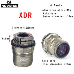 NOVATEC-Aluminum Alloy Cassette Body, Rear Hub Freehub Wheel, XD, XDR, AL7075, 4 Pairs, 11, 12Speed, D792SB, D772SB, D412SB