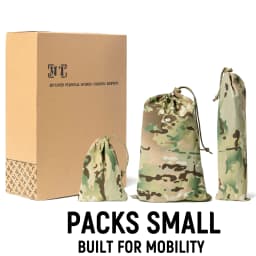 Military Hideaway Bivy Tent Lightweight Waterproof Camping Compact Single-Pole Tent for Backpacking Hiking