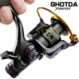 Double Brake Reel Spinning Reel Fishing Reel 3000 4000 5000 6000 Gear Ratio 5.2:1/5.0:1 Reels Carretilhas De Pesca