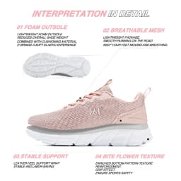 361 Degrees Women Running Sports Shoes Mesh Breathable Casual Lightweight Cushioning Shock Absorption Sneakers Female 681832280