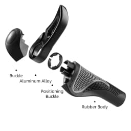ROCKBROS MTB Bicycle Grips Bike Handlebar Horns Shofar Vice Handlebar Grips Shockproof Bike Grips Cycling Rubber Grips