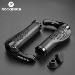 ROCKBROS MTB Bicycle Grips Bike Handlebar Horns Shofar Vice Handlebar Grips Shockproof Bike Grips Cycling Rubber Grips
