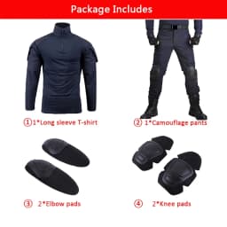 HAN WILD Outdoor Climbing Uniform Camouflage Suit Tactical Shirt Combat Pants Airsoft Paintball Equipment Clothes Plus 8XL