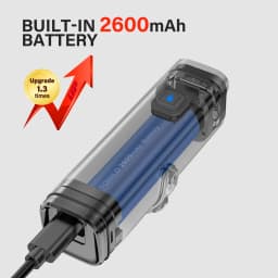 TOWILD CL600 Bike Light Front Lamp 600 Lumens USB Rechargeable LED 2600mAh Bicycle Lights IPX6 Waterproof MTB Bicycle Headlights