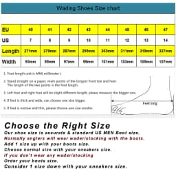 Men's Fishing Wading Boots Breathable Upstream Shoes Outdoor Anti-slip Fly Fishing Waders Rubber Sole Boot