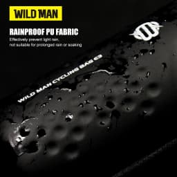 WILD MAN E3 Bicycle Bottle Cage Tool Case PU Hard Shell Zipper Storage Pouch Mesh Organizer Cycling Repair Bag Case Only