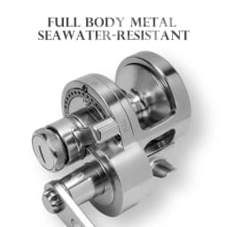 NOEBY Slow Jigging Reel CNC Metal Body High Speed Gear Ratio Max Drag 25kg Boat Saltwater Fishing Reel