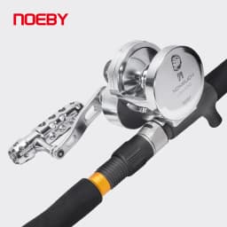 NOEBY Slow Jigging Reel CNC Metal Body High Speed Gear Ratio Max Drag 25kg Boat Saltwater Fishing Reel