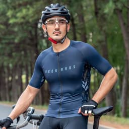 ROCKBROS Cycling Jersey Men MTB Road T-shirt Bicycle Sets Wear Summer Sweat-absorbing Clothes Quick Drying Sportswear Breathable