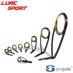 SeaGuide 9pcs 10pcs Guide Set Gold LS Ring Black Steel Frame BXOHLSG-1 25 BXOLSG-N-1Rod Building component Repair DIY Accessory