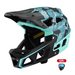 Professional Road Bicycle Helmet Safety Full Face Cycling Mtb Integrated Light Bike Helmet Man CE Certified Motorcycle Helmet