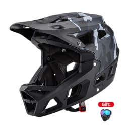 Professional Road Bicycle Helmet Safety Full Face Cycling Mtb Integrated Light Bike Helmet Man CE Certified Motorcycle Helmet