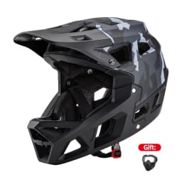 Professional Road Bicycle Helmet Safety Full Face Cycling Mtb Integrated Light Bike Helmet Man CE Certified Motorcycle Helmet