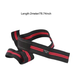 Vigor-Elastic Weightlifting Knee Wrap Bandages, Power Gear, Gym Fitness, Weight Lifting Compression
