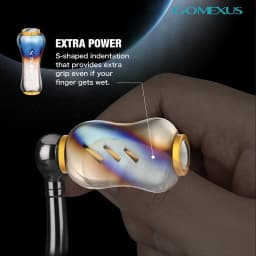 Gomexus Spinning Baitcasting Reel Knob Titanium Alloy 22mm For Shimano Vanford Stradic Curado Antares Daiwa Fuego LT Tuning Knob