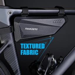 TAKEZERO-Mountain Bike Hard Shell Bag, Triangle Top Tube Bag, Locomotive Side Bag, Electric Frame, Rear Hanging Side Bag