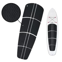 AQUBONA SUP Deck Traction Pad 12 Piece Tail Pads for Stand Up Paddleboard Longboard Surfboard Premium Performance EVA