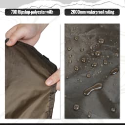 OneTigris Outdoor Tent Footprints Camping Mat 200x120cm 2-Person Waterproof Ground Cover/Tarp/Sheet/Mat High Quality Groundsheet