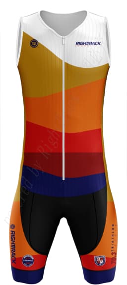2026 World Triathlon MAN70.3 Trisuit Sleeveless Skinsuit Clothing Jumpsuit Swimming Cycling Running City Race RT Apparel