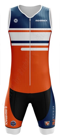 2026 World Triathlon MAN70.3 Trisuit Sleeveless Skinsuit Clothing Jumpsuit Swimming Cycling Running City Race RT Apparel