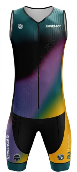 2026 World Triathlon MAN70.3 Trisuit Sleeveless Skinsuit Clothing Jumpsuit Swimming Cycling Running City Race RT Apparel
